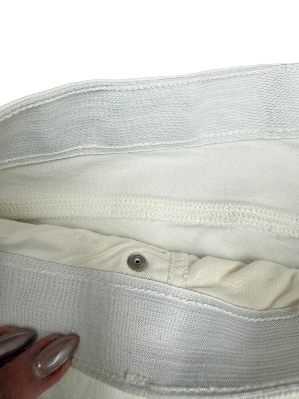 JAG | Women's | Carter Girlfriend Midrise Jeans | White | Size 14 - Picture 6 of 10